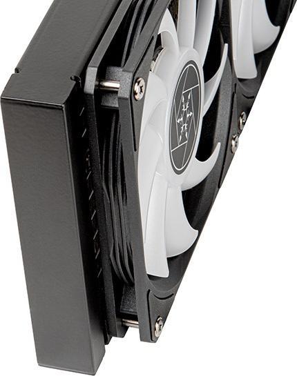 Actual product image Silverstone SST-VD240W-SLIM - High Performance slim All-In-One Liquid Cooler, Dual Adjustable 120mm