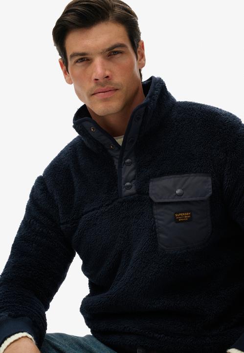 Produktbild Superdry Fleece-Pullover mit Stehkragen (L)