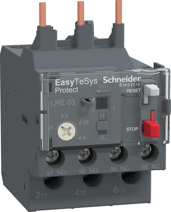 Actual product image Schneider Easy TeSys overload relay 0.25-0.4A LRE03