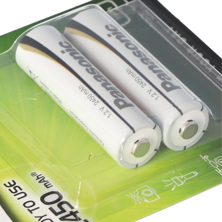 Actual product image Panasonic Rechargeable Evolta (2 pcs., AA, 2450 mAh)