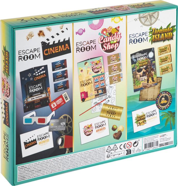 Image du produit Grafix Jeu Escape Room 3-en-1