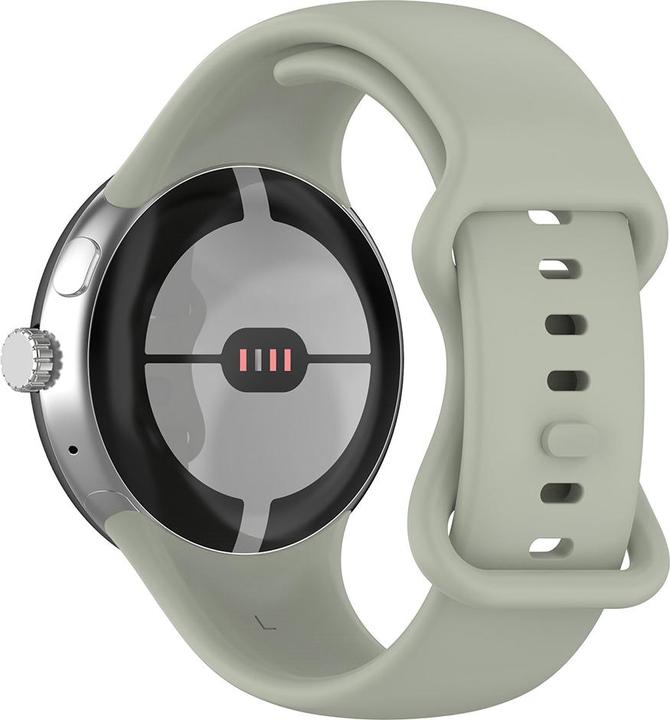 Techsuit - Watchband (W031) - Google Pixel Watch / Watch 2 / Watch 3 41mm - Green (Silicone)