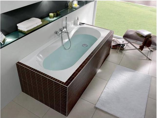 Actual product image Villeroy & Boch V&B built-in tub OBERON R-corner1600x750mm white (125 l, 160 cm, 75 cm)