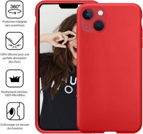 Immagine prodotto Jaym Custodia in silicone premium, serie rossa (Apple iPhone 15 Pro Max)