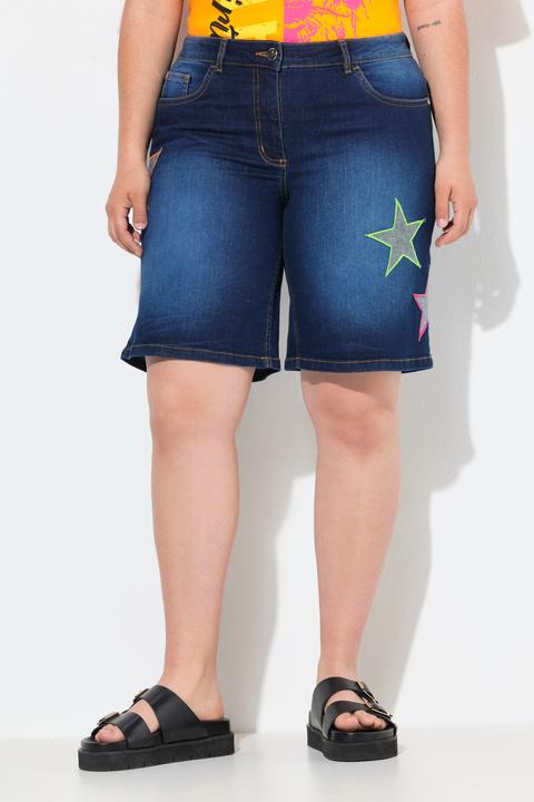 Immagine prodotto Angel of Style Shorts di jeans con stelle colorate e cinque tasche (50)