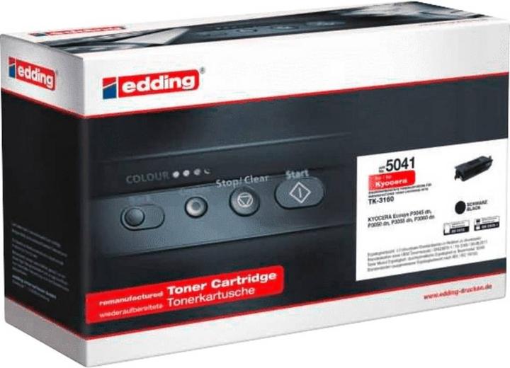 Actual product image Edding Toner 18-5041 like Kyocera TK-3160 black - toner unit (FC)