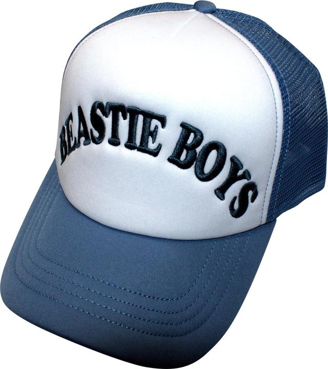Produktbild The  Beastie Boys Text Logo (White & Denim Blue) Mesh Back Cap