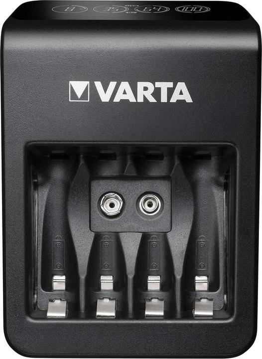 Produktbild JTI NiMH LCD Steckerladegerät+ (AA, AAA & 9 Volt) inkl. 4x AA 2100 mAh (1 Stk., AA, 2100 mAh, Akku)