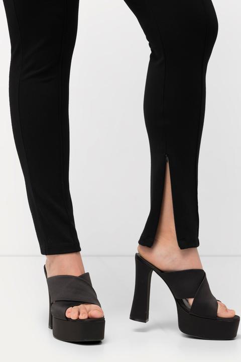 Produktbild Ulla Popken Hose Sarah, schmales Bein, Saum-Zipper, Elastikbund (58, 60)