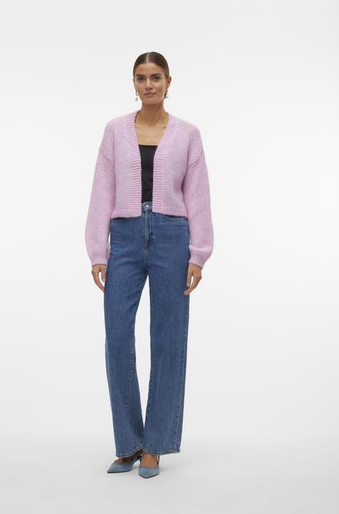 Produktbild Vero Moda V-Ausschnitt Ballonärmel Strickjacke Strickjacke (M)