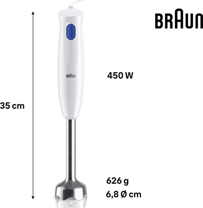 Immagine prodotto Braun BRA MQ10.201.M Frullatore a mano c/bl