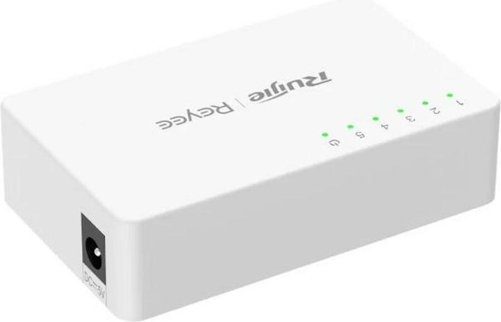 Produktbild Ruijie 5-Port Gigabit unmanaged Switch, 5 Gigabit RJ45 Ports, Plastic Case (5 Ports)