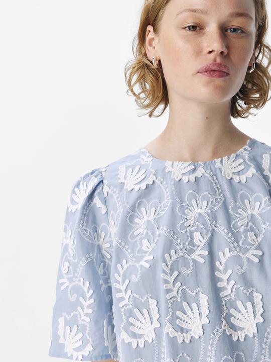 Produktbild Object Bestickte Bluse (34)