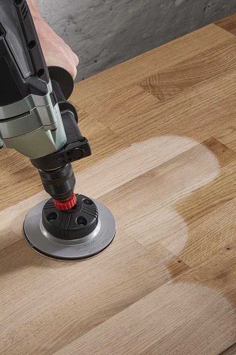 Actual product image wolfcraft 5 Adhesive grinding discs Aluminium oxide K180, ø125mm (180)