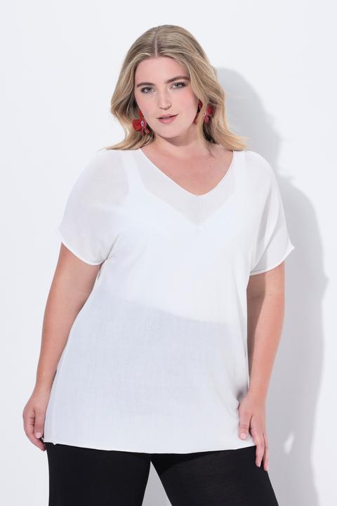 Produktbild Miamoda Strickshirt, oversized, offenkantige Abschlüsse (58)