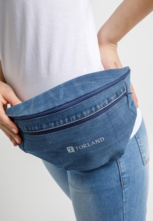 Actual product image Torland Upcycling jeans bum bag Bauck