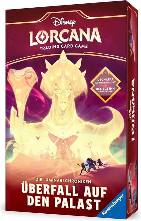 Actual product image Ravensburger Sammelkarten Disney Lorcana Domäne von Dschafar Die Luminari Chroniken Überfall (German, Booster Pack, Box Set & Collection)