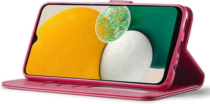 Actual product image LC.Imeeke Galaxy A15 - Leather case pink (Samsung Galaxy A15)