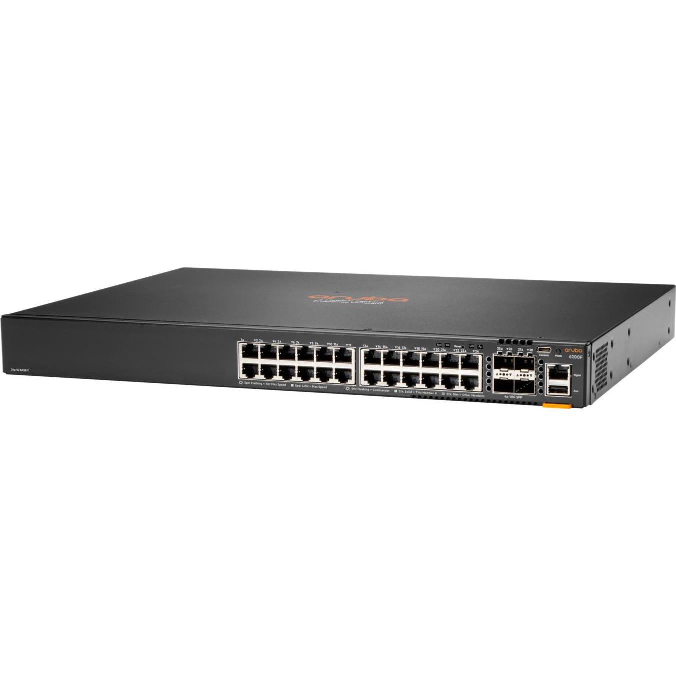 Thumbnail - Aruba HPE Networking CX 6200F 24G 4SFP+ Switch (24 Ports), Netzwerk Switch