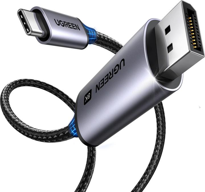 Image du produit Ugreen USB C – DIsplayPort (1 m, USB Type C, DisplayPort)