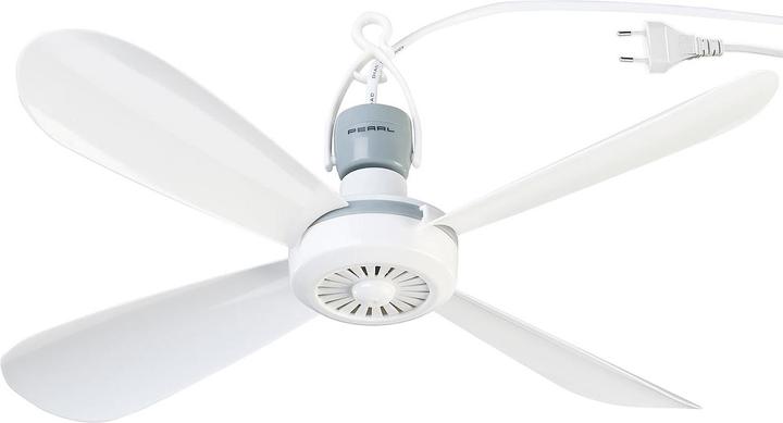 Produktbild Pearl Mobiler Deckenventilator mit Aufhänger (30 dB)