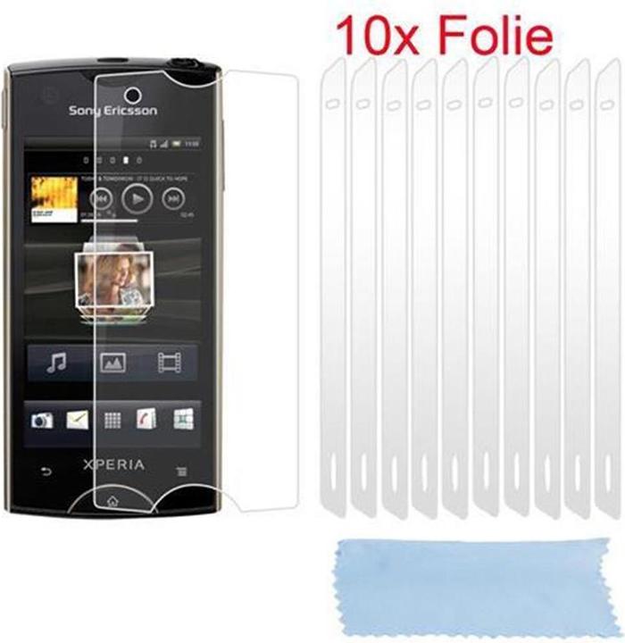 Produktbild Cadorabo 10x Schutzfolie (1 Stück, Sony Xperia Ray)