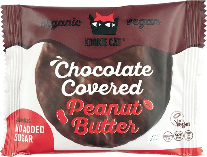 Immagine prodotto Kookie Cat Burro d'arachidi ricoperto di cioccolato biologico (1 pz., 50 g)