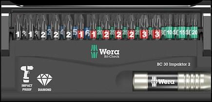 Actual product image Wera Bit-Check 30 Impaktor 2 (1 x 4 x 25 mm, 1 x 5 x 25 mm, 1 x 3 x 25 mm, 1 x 6 x 25 mm)