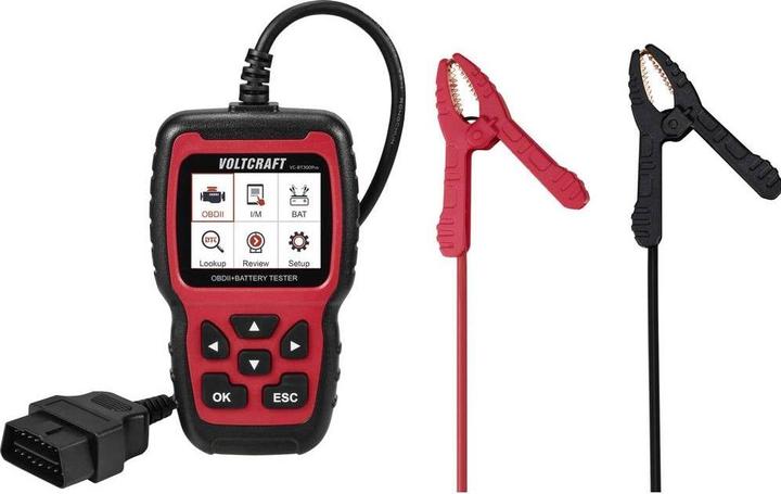 Voltcraft VC-BT300Pro OBD II Diagnosetool mit Batterieprüfung VC-16740120