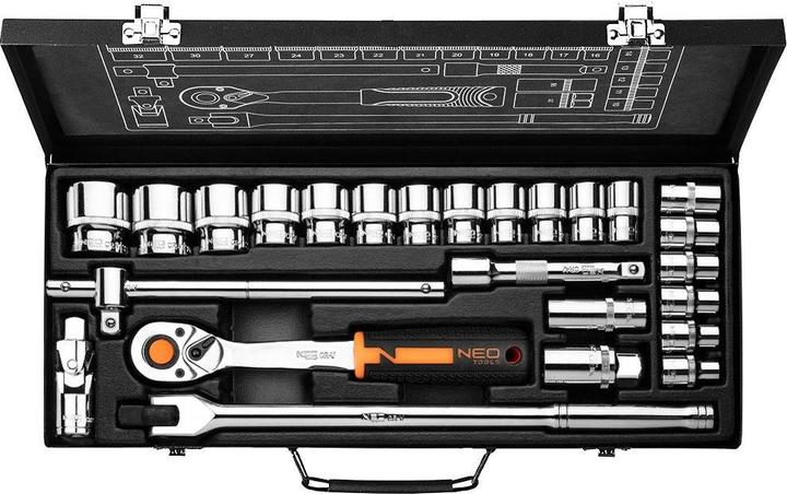 Image du produit Neo Zestaw narzędzi 10-036 25 el. (1/2")