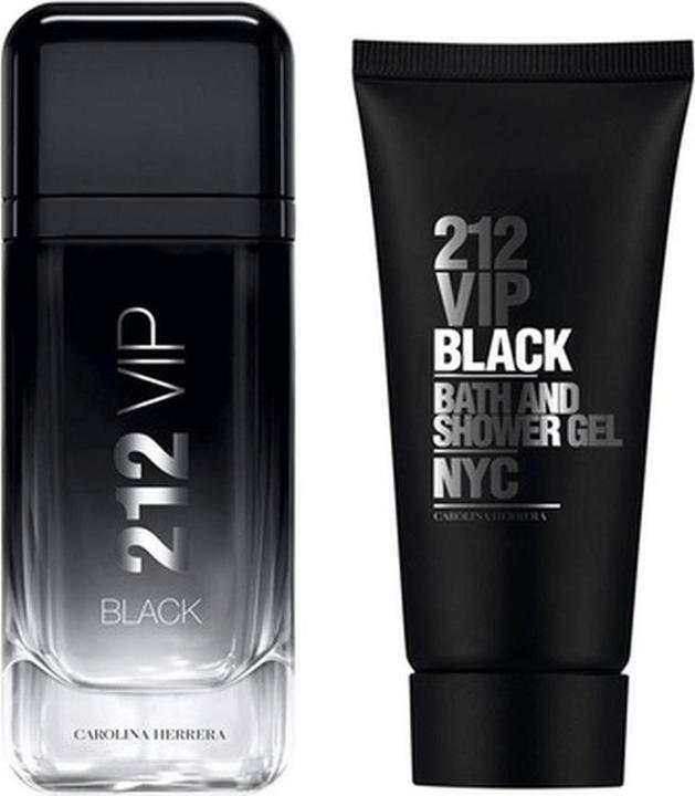Produktbild Carolina Herrera SET 212 VIP Black EDP spray 100ml + SHOWER GEL 100ml (Parfum Set)