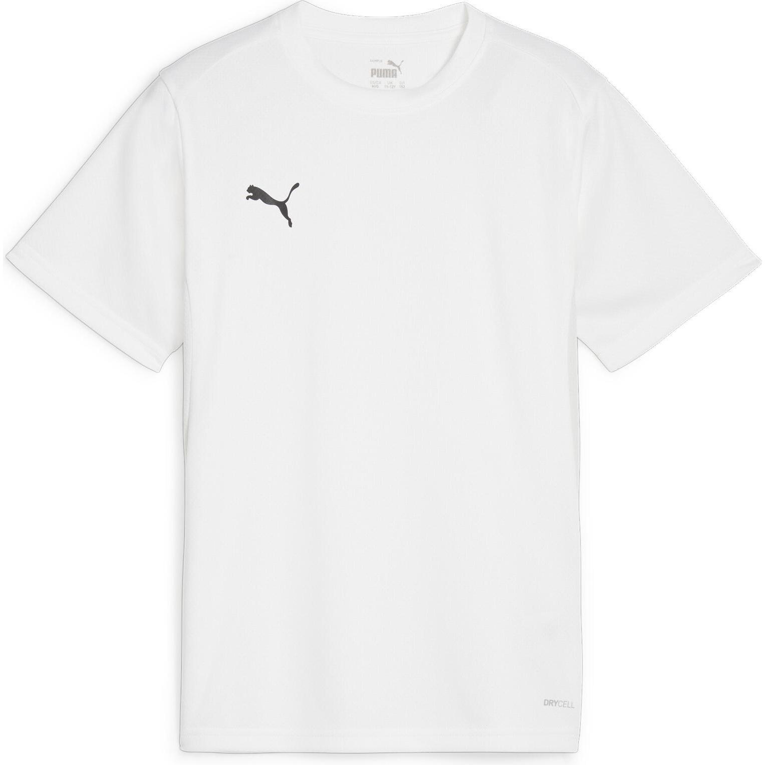 Puma, Jungen, Sportshirt, teamGOAL Jersey Jr (140), Weiss, 140