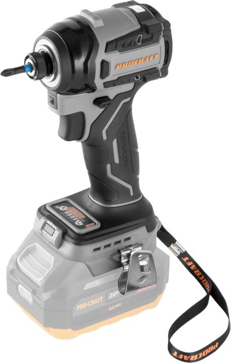 Produktbild Procraft Industrial ID20Abb Akku Schlagschrauber 20 V 180 Nm 1/4" Solo - ohne Akku, ohne Ladegerät