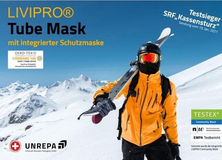 Image du produit Unrepa Tube Mask noir (taille S)