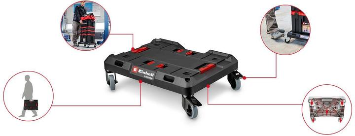 Immagine prodotto Einhell Systemkoffer E-Case Rollbrett (120 kg)