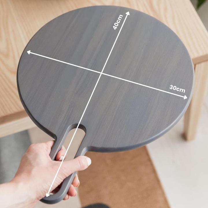 Produktbild Uberstar Servierbrett Eclipse Akazie large grau