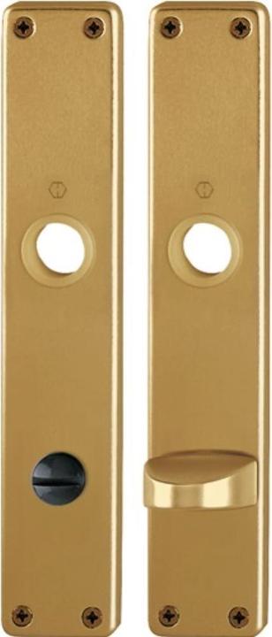 Productafbeelding Hoppe Langstelplaat 202SP F4 / bronskleurig F4 SK/OL 78 mm (Deurplaat set)