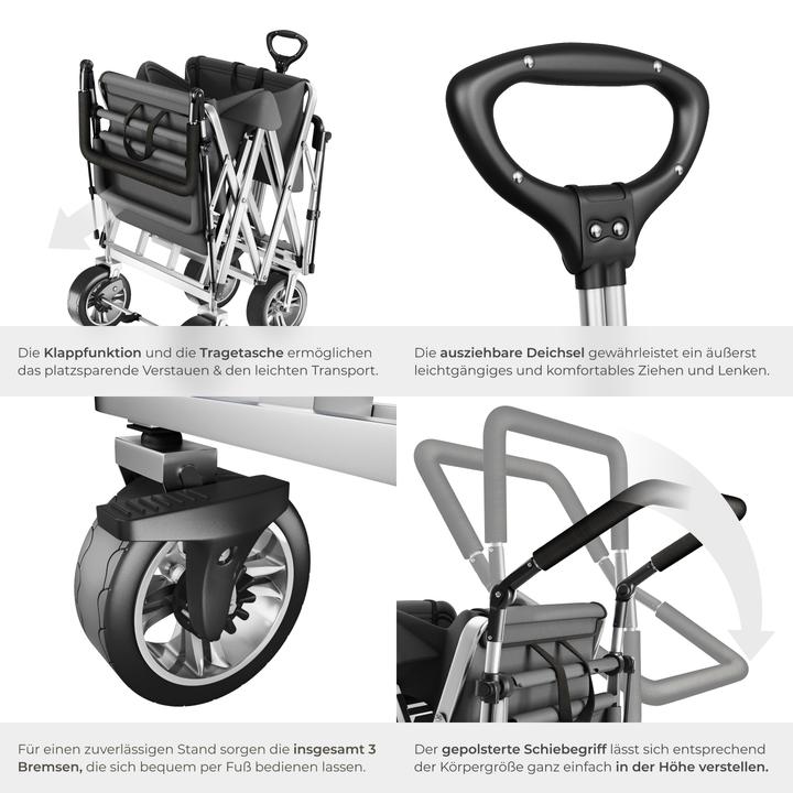 Actual product image tectake Nico Collapsible Handcart