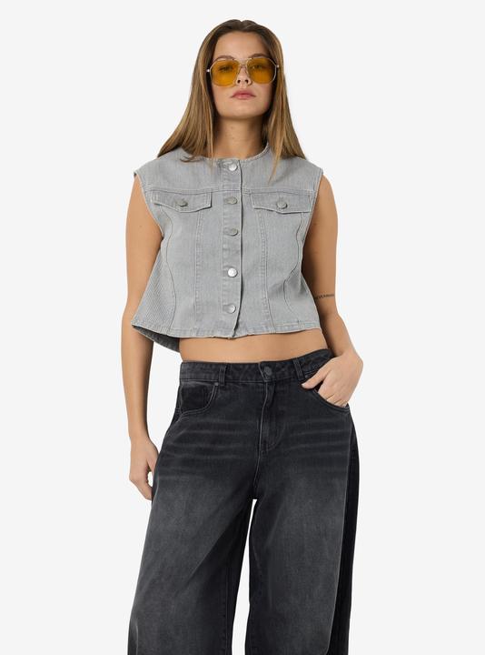 Produktbild Noisy May Cropped Jeansweste (M)