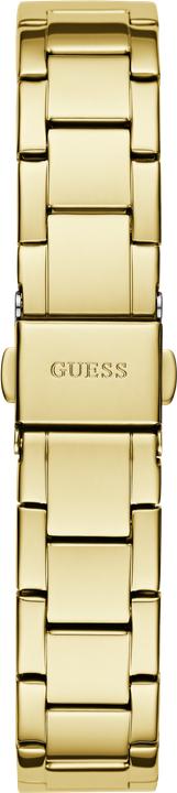 Produktbild Guess P GLD CS W/ CRYS / SUN WHT DL / P GLD BRCT Armbanduhr (Uhr mit Schmuckstein, 30 mm)