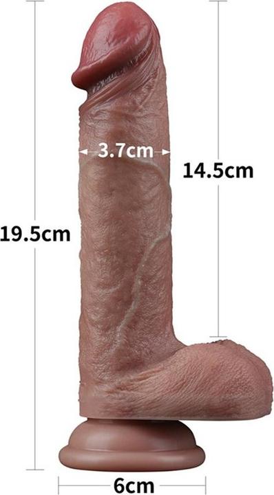 Actual product image Lovetoy Two-layer dildo