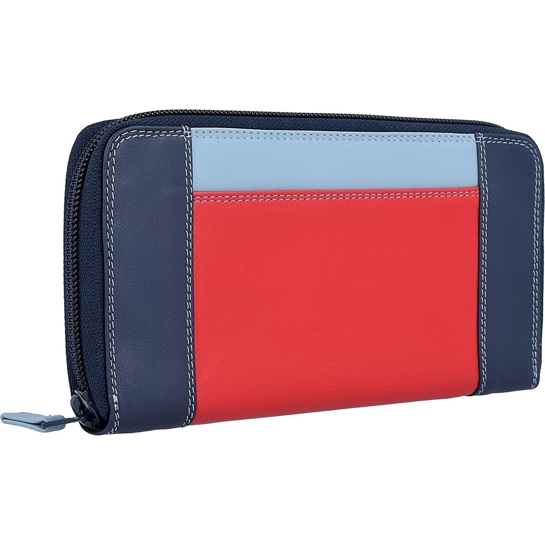 Thumbnail - Mywalit, Damen, Portemonnaie, Geldbörse II Leder 19 cm, Blau