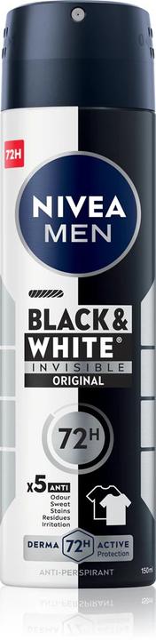 Produktbild NIVEA MEN Men Invisible For Black & White 48h (Spray, 150 ml)