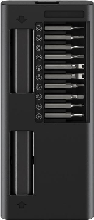 Actual product image Goobay Elektrischer Schraubendreher mit 20-tlg. Präzisions-Bitsatz (Hexagon socket round, Phillipps cross recess (PH), Tri-wing)