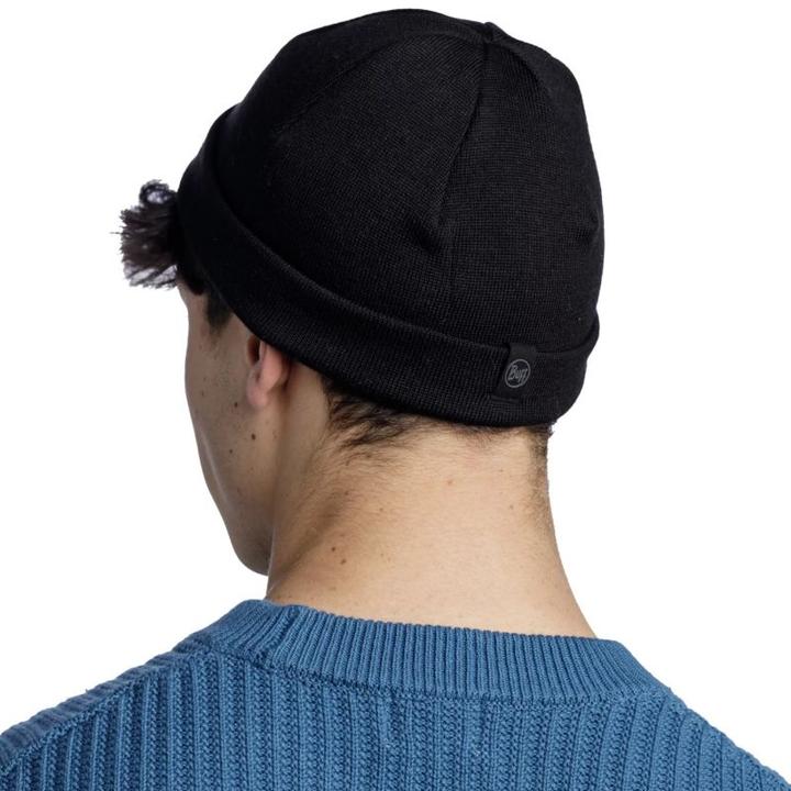 Actual product image Buff Knitted Hat Elro Black (One size)