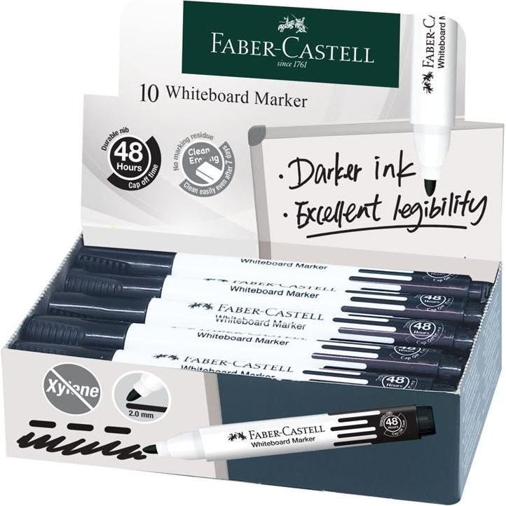Faber-Castell, Evidenziatori, Faber Castell Confezione 10 Marker per Lavagna (1 x)