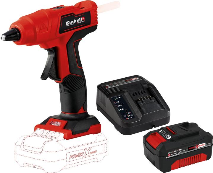 Produktbild Einhell Akku-Heissklebepistole TE-CG 18 Li Kit (1x 4,0 Ah)
