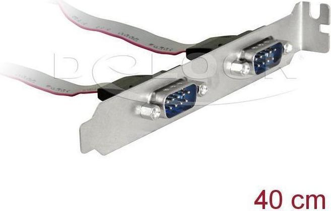 Actual product image Delock Seriel 2 Ports RS-232 Bracket (0.40 m, VGA)