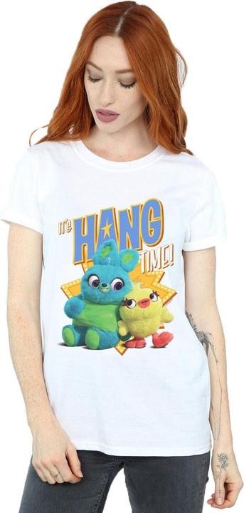 Actual product image Disney Womens/Ladies Toy Story 4 It's Hang Time Cotton Boyfriend T-Shirt (5XL)