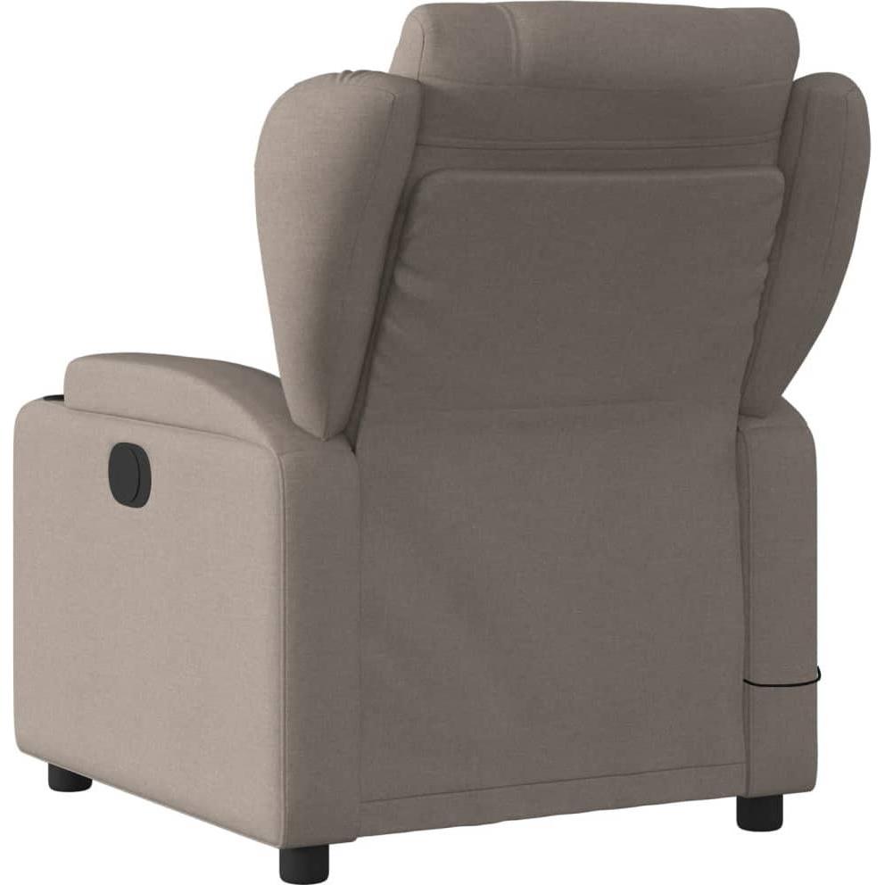 VidaXL, Massageliege + Massagesessel, Massagesessel Taupe Stoff,Farbe: Taupe,Material: Stoff (100